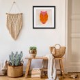 thumbnail image 3 of Stupell Industries Eclectic Vibrant Folk Owl Motif Black Framed Print Under Glass, 13 x 13, by The Paper Curator, 3 of 8
