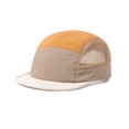 thumbnail image 2 of Lumtrix Short Brim Hats 5 Panel Color Block Baseball Caps Flat Bill Breathable Mesh Hats Khaki One Size, 2 of 4