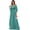 Aqua Blue, variant on Women's Short‑Sleeve Chiffon Mother‑of‑the‑Bride Dress, Ruched Lace A‑Line Formal Evening Gown