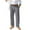 Gray_#04, variant on Mens Pants Linen Lightweight Button Straight Leg Trousers Spring Summer Casual Loose Fit Sweatpants with Pockets,Light Gray 3XL