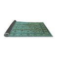 thumbnail image 2 of Ahgly Company Indoor Round Oriental Light Blue Industrial Area Rugs, 7' Round, 2 of 4
