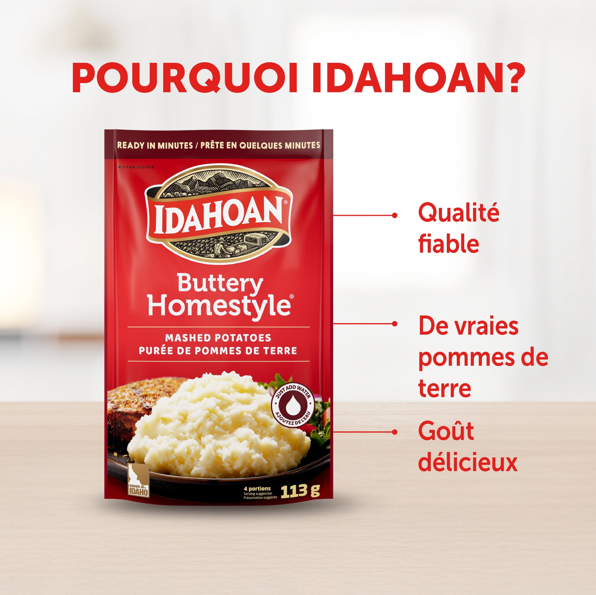 Idahoan Maison Au Beurre Puree de Pommes de Terre