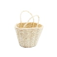 thumbnail image 2 of Cesta tejida para casa de muñecas en miniatura, cesta de almacenamiento, cesta de Picnic con asa para escena, juego de simulación, accesorio de jardín Redondo Hugo Cesta de almacenamiento de casa de muñecas, 2 of 10