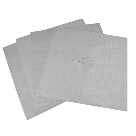 foil stove protectors reusable dishwasher 4pcs aluminum safe gas lot