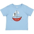 thumbnail image 3 of Inktastic First Birthday-1 Year Old Red Boat Boys or Girls Baby T-Shirt, 3 of 5