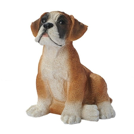 Boxer Puppy Dog Statue