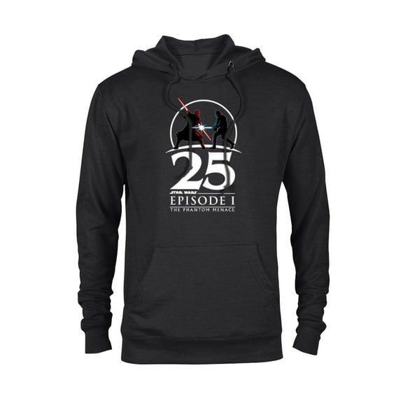 Star Wars Episode I 25th Anniversary Darth Maul vs. Obi-Wan- Pullover Hoodie for Adults - Customized-Black