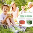 thumbnail image 4 of 200 x 1Oz Round Food Container Pots with Lids,Hinged Sauce Pots Reusable Jelly Shot Cups Small Deli Pot Restaurants, 4 of 5