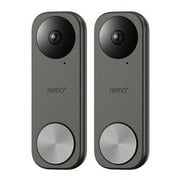 Remo+ RemoBell S Fast-Responding Smart Video Doorbell (2-Pack)