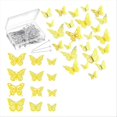 thumbnail image 1 of Bouquet Corsages Pins for Flower and 3D Golden Butterfly Stickers Set, 1 of 5