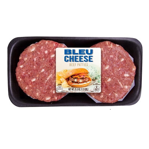 1.33lb Blue Cheese Ground Beef Patties