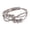 04 White K 0096, variant on Unique Multi Layer Open Rings Crossing Design Rotating Rings for Women Anxieties Relief Spinner Fashion Daily Jewelry