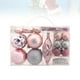 thumbnail image 5 of 50 piezas colgantes de Navidad bolas de pintura copo de nieve en forma de corazón adornos colgantes decoración de pared, 5 of 5