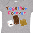 thumbnail image 4 of Inktastic Together Forever- S'mores Boys or Girls Baby Bodysuit, 4 of 5
