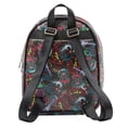 thumbnail image 4 of Minimochila de piel sintética con estampado integral de villanos de Disney, 4 of 4