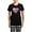 With Checker Pant, variant on CafePress - Love Pink Glitter Heart Pajamas - Women's Short Sleeve Print T-Shirt and Pants Dark Cotton Pajama Set