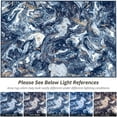 thumbnail image 6 of 9'x12' Area Rugs for Living Room Artistic Style Modern Rug Soft Low Pile Non Slip Carpet Machine Washable Indoor Rug for Bedroom Dining Room Office, Dark Blue, 6 of 7