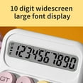 thumbnail image 4 of SPOORYYO Cute Calculator - Small and Portable Scientific Calculator for Students, 10-Digit Display with Non-Slip Bottom Pad and Clear Plastic Keys, 4 of 8