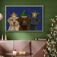 thumbnail image 6 of Christmas Labradors, Three Kings - Framed Gallery Wrapped Holiday Canvas - 17 x 25 - White Frame, 6 of 8