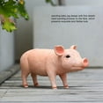 thumbnail image 3 of Pig Statue, Baby Pig Figurine Durable Resin Weatherproof   For Backyard, 3 of 8