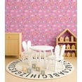 thumbnail image 3 of S4Sassy Peel & Stick Vinyl Wallpaper, Safari Animal Print Wallpaper Contact Paper Waterproof - Pink, 25"x120" ,Textured Removable Walls Covering for Kids Room, Baby Nursery, Playroom, 3 of 9