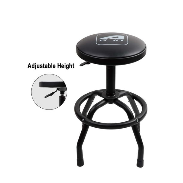 Garage Bar Stool,Heavy duty,Adjustable Pneumatic Shop Stool with Black