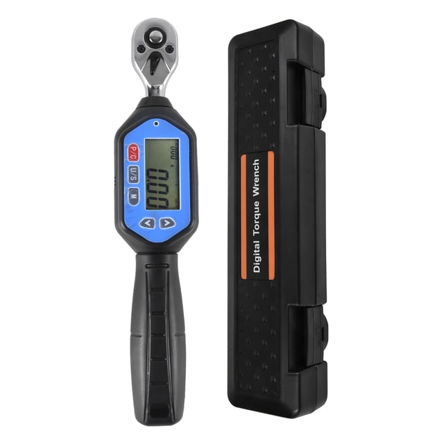 Graflsoa Compact Digital Torque Wrench EWM-30, 1/4 Inch Connector, No Battery Included, Lightweight ABS Construction, 30N.m Max Torque, 72-Tooth Ratchet Head, Multi-Unit Display, 999 Storage Capacity