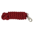 thumbnail image 4 of AJ Tack 10 Foot Cotton Lead Rope with Bull Snap Yellow, 4 of 6