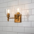 thumbnail image 3 of Lucas McKearn Felice 2-light Acorn-shaped Bath Vanity Light in Distressed Gold, 3 of 5