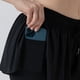 thumbnail image 3 of Pantalones Deportivos Pantalones Yoga Alta Elasticidad Falda Tenis Bolsillo Sexy Nude Agradable para La Piel (negro L), 3 of 9