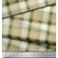 thumbnail image 3 of Soimoi Viscose Chiffon Fabric Gingham Check Printed Craft Fabric by The Yard 42 Inch Wide, 3 of 3