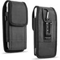 thumbnail image 1 of Vertical Rugged Belt Holster Case for iPhone 7 Plus 8 Plus Nylon Belt Pouch Outdoor Activity Protective Cover Case Climbing Carrying Sleeve, 1 of 5