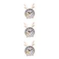 thumbnail image 4 of relayinert Réveil en Forme de Rabbit Deer Mignon pour Chambre Style Nordique Ludique et Attachant Cerf Jaune 3Ensemble, 4 of 6