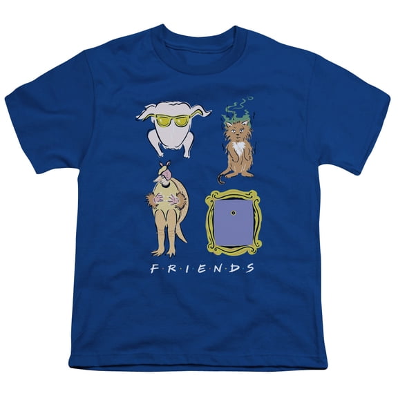 Friends - Sybmols - Youth Short Sleeve Shirt - Medium