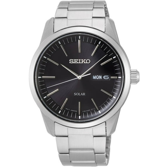 Seiko Conceptual Black Dial Men's Watch SNE527