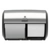Georgia Pacific Compact Coreless Side-by-Side 2-Roll Dispenser, Stainless Steel (GPC56796A)