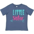 thumbnail image 3 of Inktastic Little Sister, Younger Sister, Arrow, Sibling Girls Toddler T-Shirt, 3 of 5