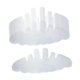 thumbnail image 2 of 20x Insertos reutilizables con forma corona béisbol, fieltro suave, multifuncionales, fáciles usar, accesorios protectores para gorras, forro Blanco L, 2 of 8