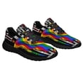 thumbnail image 6 of LGBT Pride Eagle We The People Means Everyone Shoes Sneakers Black Size 4, 6 of 7