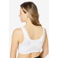 thumbnail image 2 of Comfort Choice Women's Plus Size Easy Enhancer Front Close Wireless Posture Bra, 2 of 6