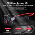 thumbnail image 3 of IPX8 Waterproof Bone Conduction Headphones, Bluetooth 5.3 With 32GB MP3 Player, Open-Ear Sport Earphones For Swimming Running Cycling,white, 3 of 12