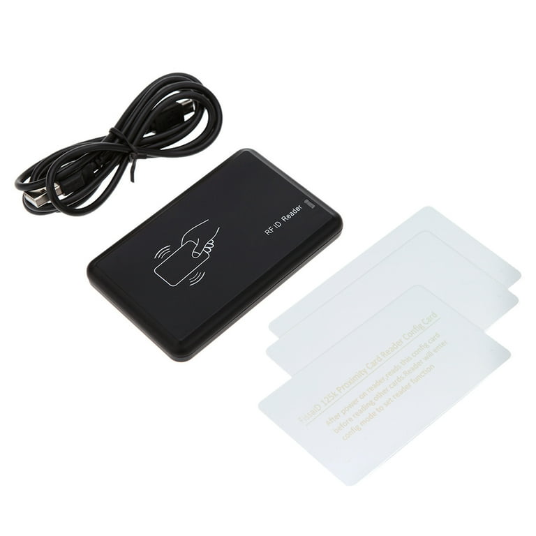 overvælde greb Søgemaskine markedsføring Contactless RFID Reader 125KHz USB Reader Configurable EM Proximity Sensor  Smart Reader for Access Control - Walmart.com
