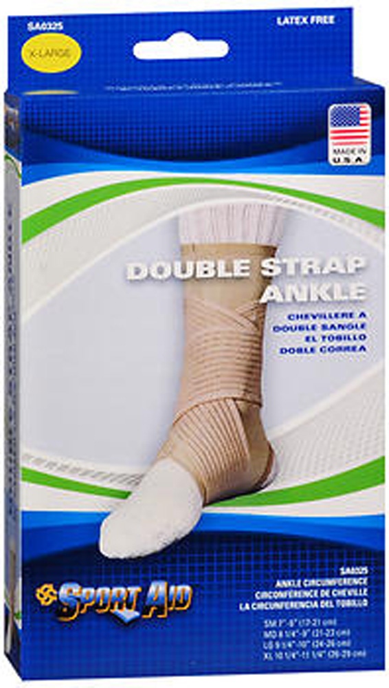 Sport Aid Double Strap Ankle Support, XL