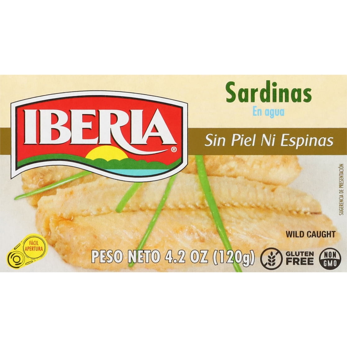Iberia Skinless and Boneless Sardines in Water 4.2 oz