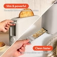thumbnail image 4 of 2 Slice Slim Toaster, Fits-anywhere™ Kitchenware, 6 Setting Shade Control with Reheat & Cancel Buttons, Fits sourdough, 10” Long Slot, Anti Jam & Auto Shutoff, 900 Watt, Oatmilk, 4 of 7