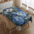 thumbnail image 2 of Pioneer Flower Rectangle Tablecloth 60"x84",Waterproof Polyester Rectangle Table Cloth, Wipeable Spillproof Polyester Tablecloth for Dining, Camping, Indoor and Outdoor, 2 of 5