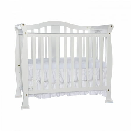 Dream On Me Naples 4 In 1 Convertible Mini Crib White Walmart