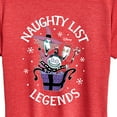 thumbnail image 3 of The Nightmare Before Christmas - Naughty List Legends - Women's Short Sleeve Graphic T-Shirt, 3 of 5