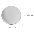 thumbnail image 2 of STRANDCHIC 100 Sets Button Blank Badge White Plastic for Advertising, 2 of 8