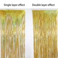 thumbnail image 7 of Foil Fringe Curtain, 1X1 Meter Shimmer Rain Backdrop For Birthday Wedding Party Decor, Metallic Photo Booth Background, Disco Stage Decoration, 7 of 7